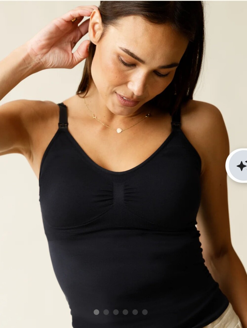 Kindred Bravely Simply Sublime Seamless Support Maternity and Nursing Tank Top